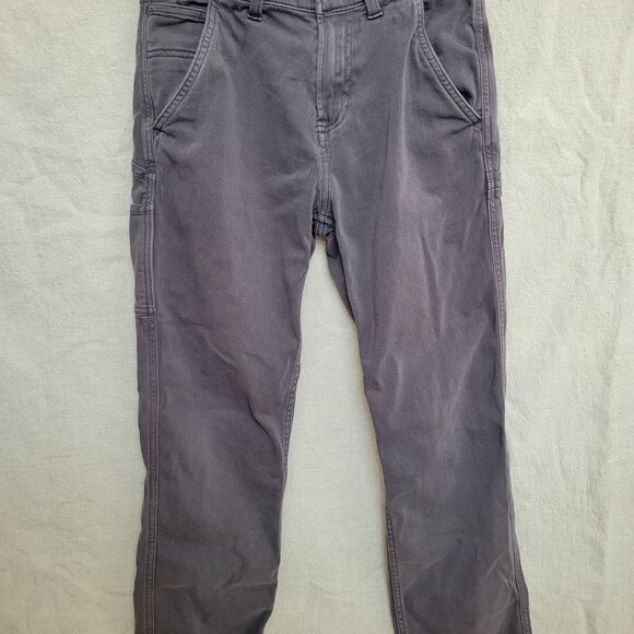Abercrombie Kids Loose Carpenter Pants | Size 11/12 | Grey Utility Workwear - Picture 2 of 6
